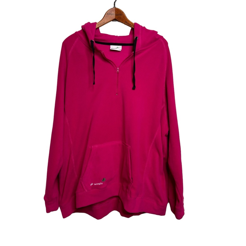 Girl Scouts Pink Fleece Hoodie Size 3x